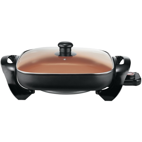 Brentwood Appliances Nonstick 12" 1300W Copper Electric Skillet SK-66